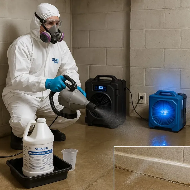 Sanitization and Odor Removal process in Roman Forest, TX