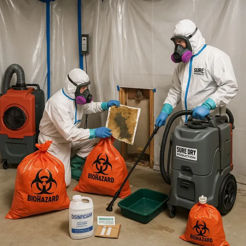 Contaminated Water Handling Protocols process in Roman Forest, TX